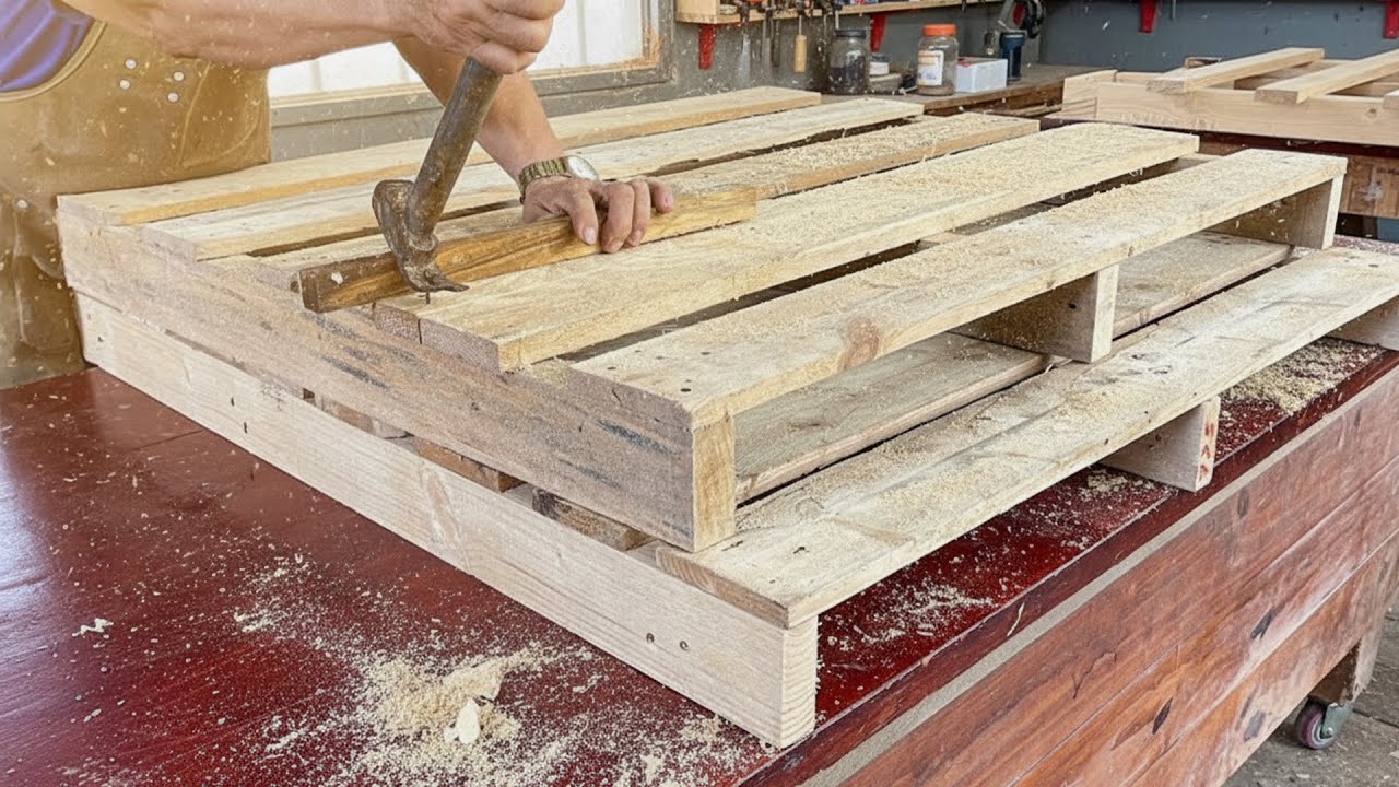 Not Everyone Knows That Pallet Wood Is A Gold Mine // How To Turn Pallet Wood Into Valuable Objects
