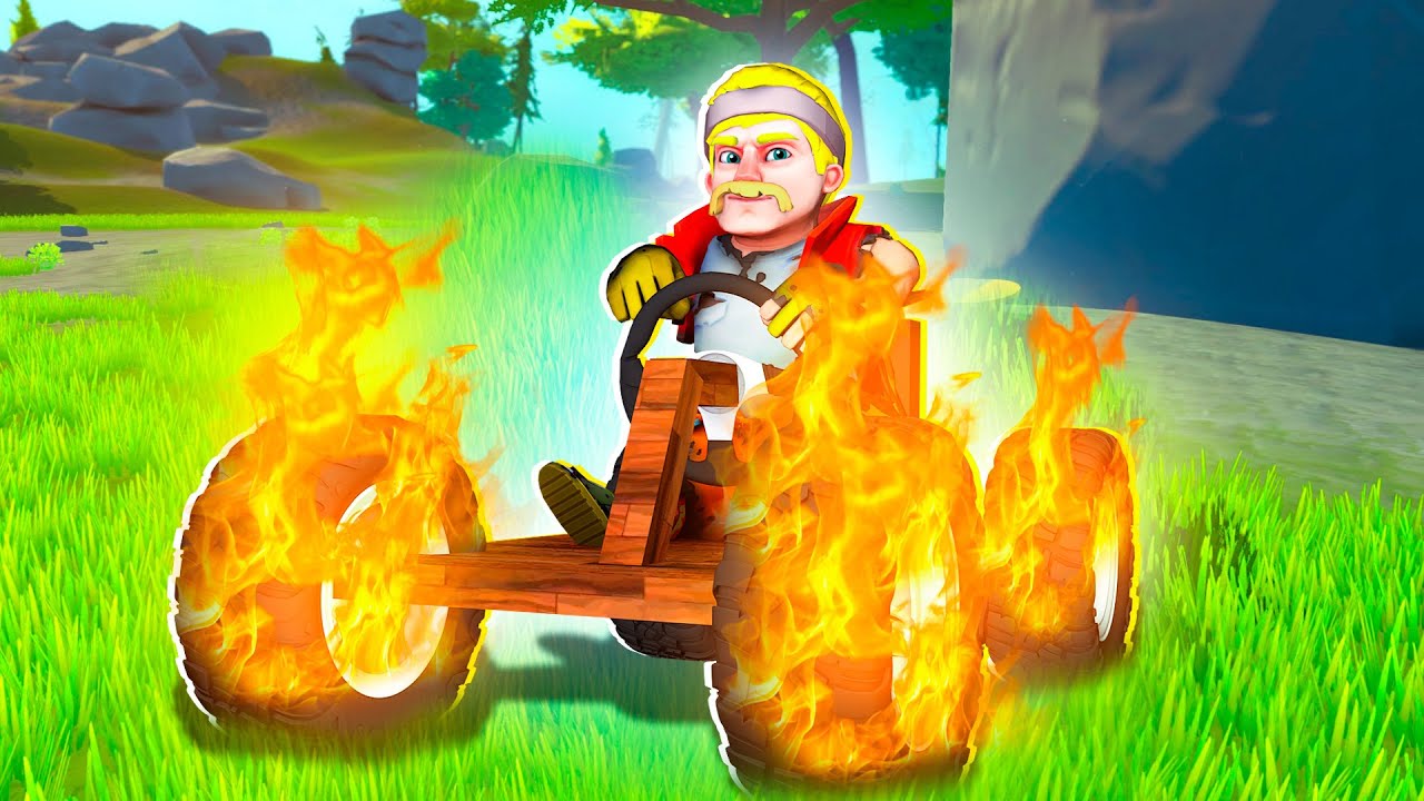 СЛУЧАЙНЫЕ КОЛЕСА! ГОНКИ в Scrap Mechanic