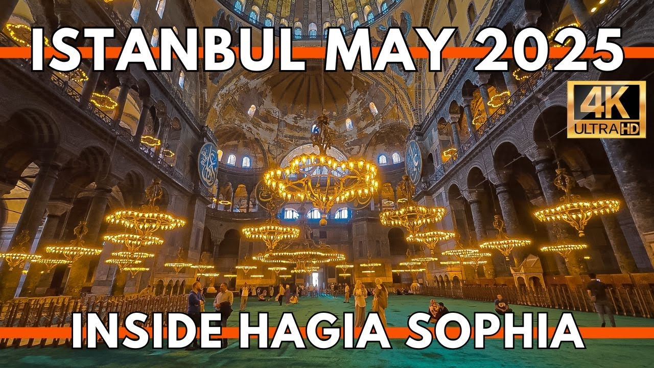 ISTANBUL TURKEY 2025 | Inside Hagia Sophia & Sultanahmet 4K Walking Tour