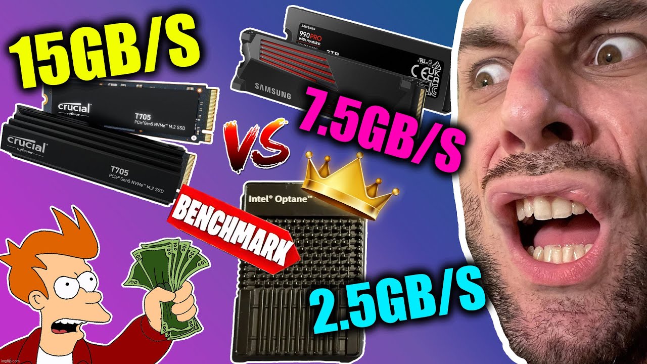🛑 T705 vs 990 Pro vs Optane RAID BENCHMARKS 😱👑 DIRECT STORAGE