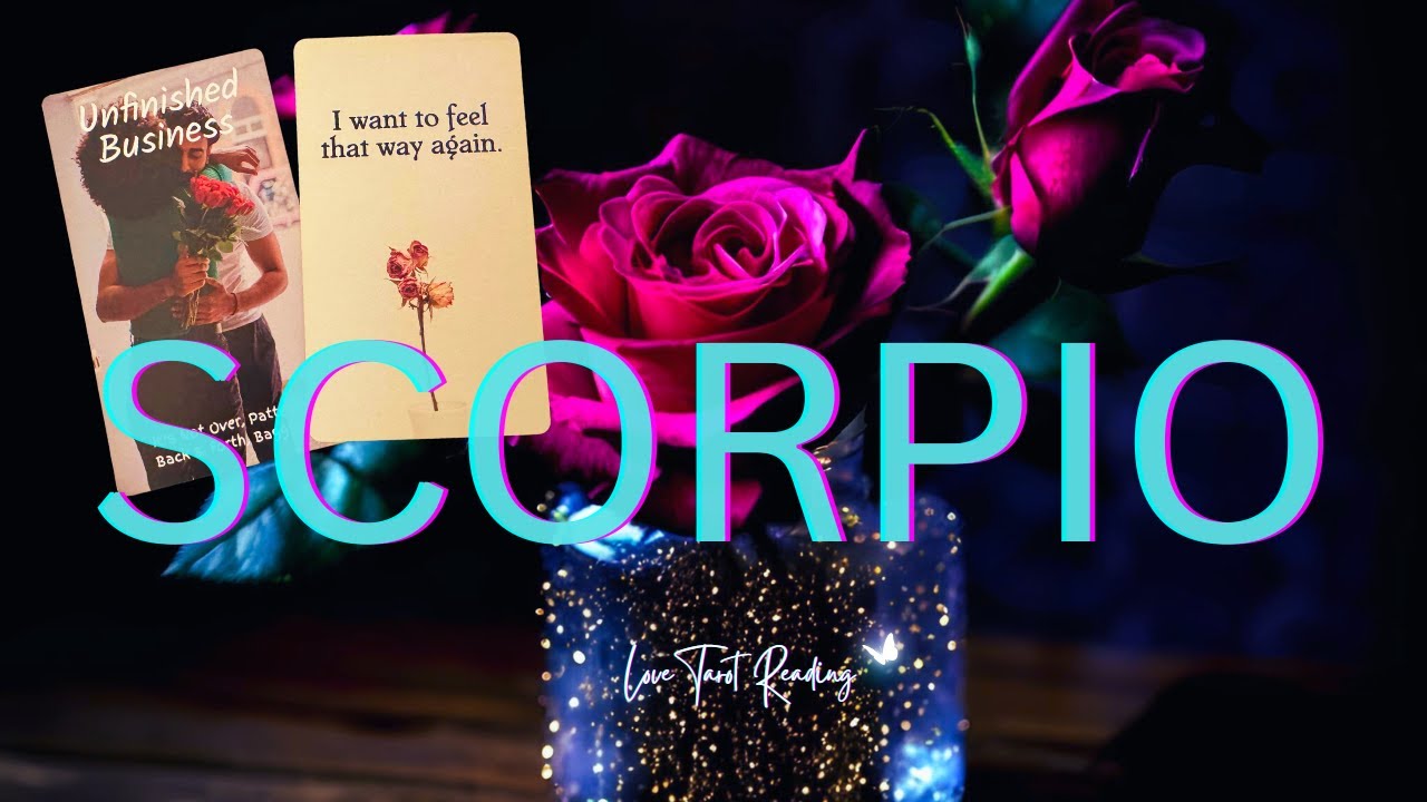 SCORPIO THE PERSON YOU'RE NOT TALKING TO RIGHT NOW! #tarot #scorpio #love #soulmate #psychic
