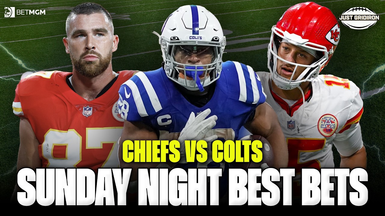 Chiefs vs Colts BEST BETS | Sunday Night Football Picks, Props, Anytime Touchdowns