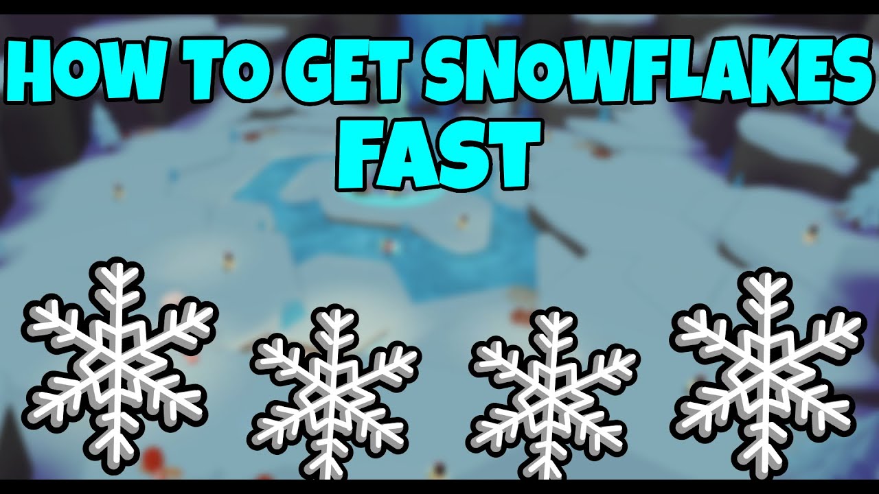 How To Get Snowflakes Fast!! Roblox Giant Simulator
