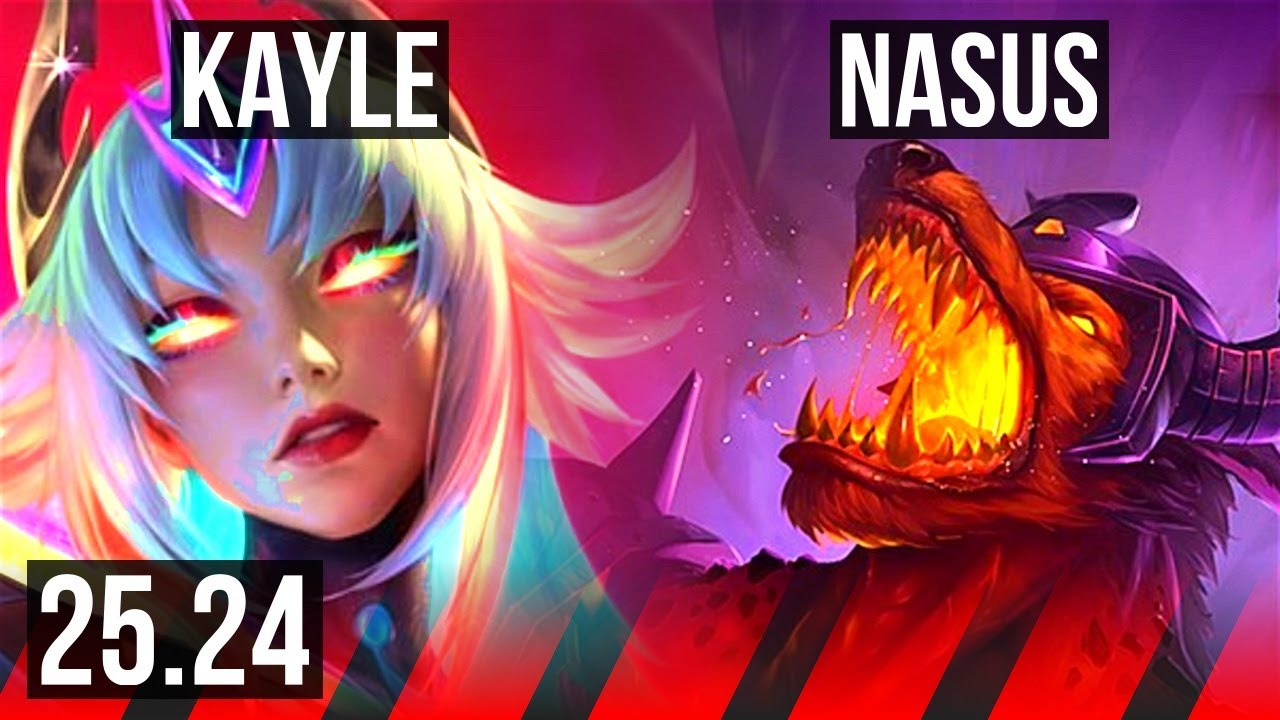 KAYLE vs NASUS (TOP) | EUW Master | 25.24