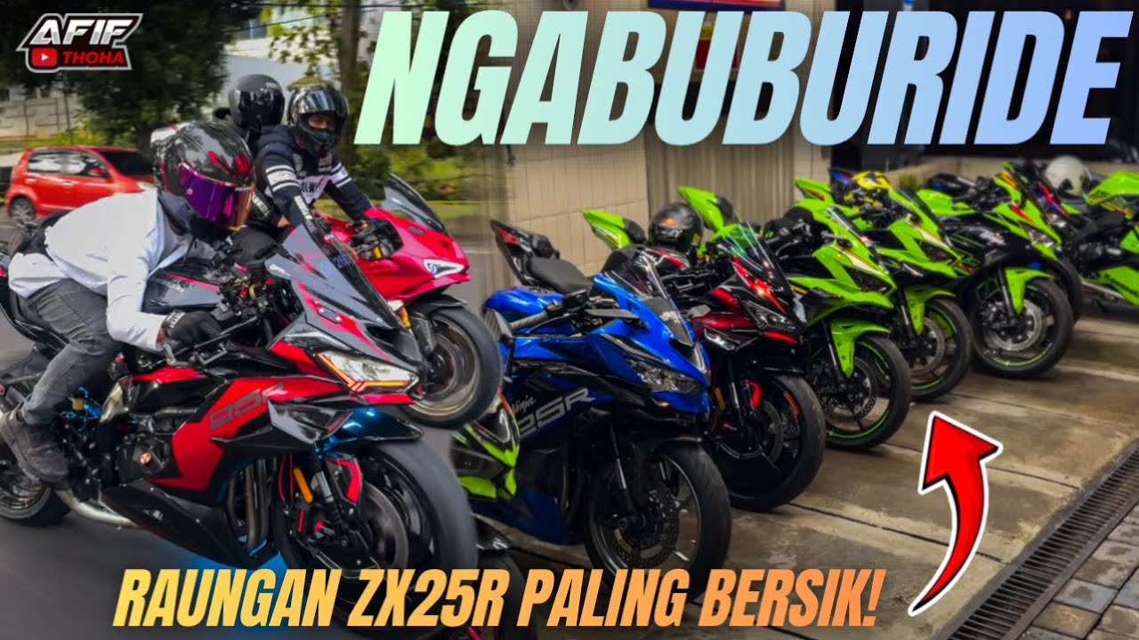 Ngabuburide Paling Berisik‼️Konvoi ZX-25R Menunggu Adzan Maghrib😍 #afifthoha 