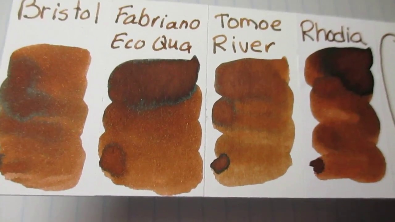 Robert Oster ink -  Caffe Crema ( ink review)