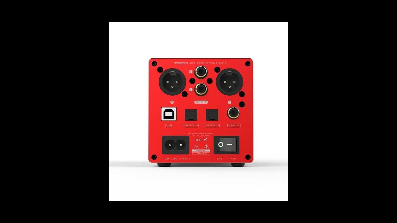 SMSL M500 DAC | XMOS XU-216 MQA | ES9038PRO DSD | 32bit/768kHz with Remote