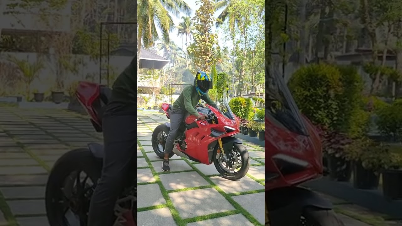 ducati panigale v4s😲 Exhaust sound😯😯/ducati panigale /stock exhaust sound/riders/#ducati