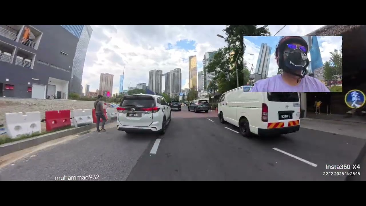 Insta360 X4 | Honda Vario 160 | 22/12/2025 #2 | Ke Parking Motorsikal The Exchange TRX Mall