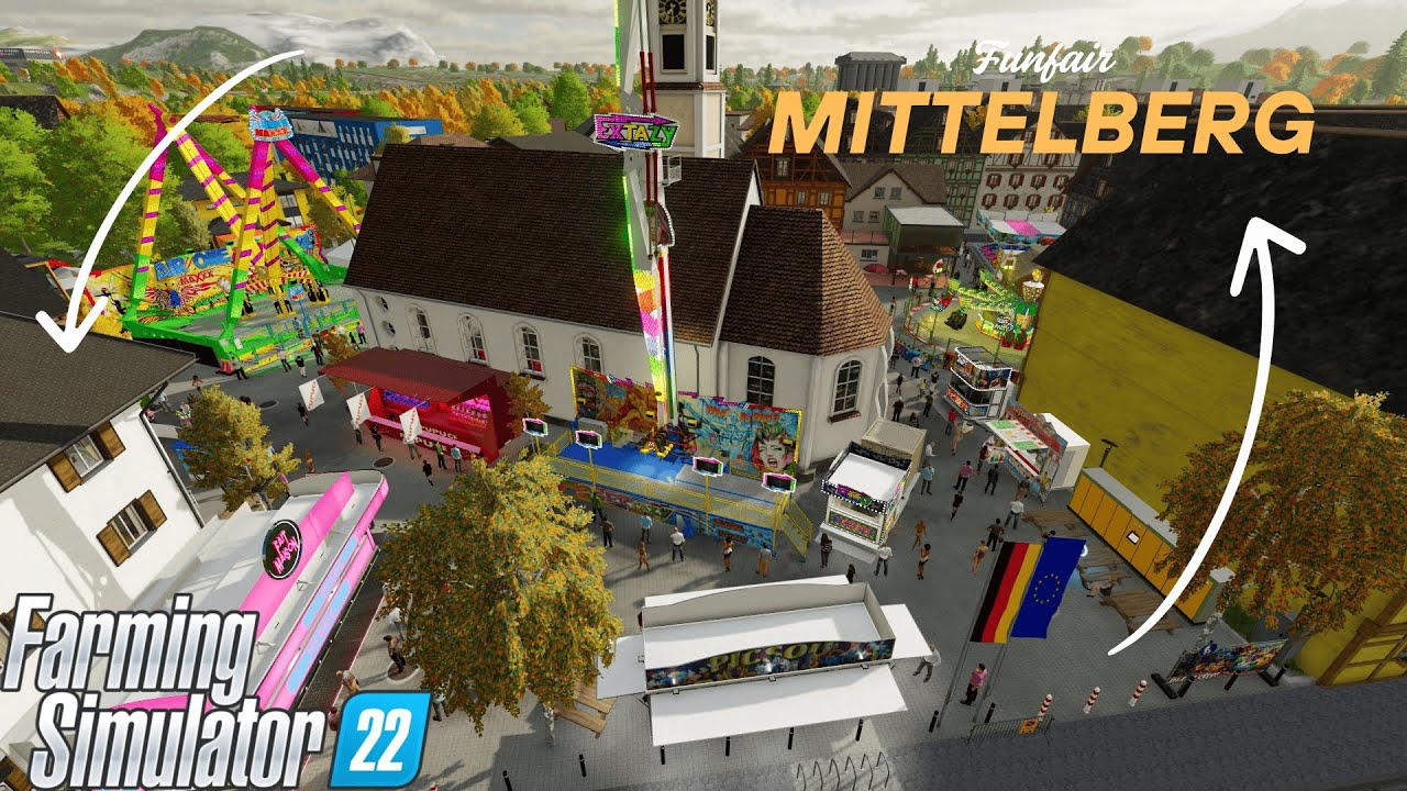 #fs22 Funfair in MITTELBERG 2K25