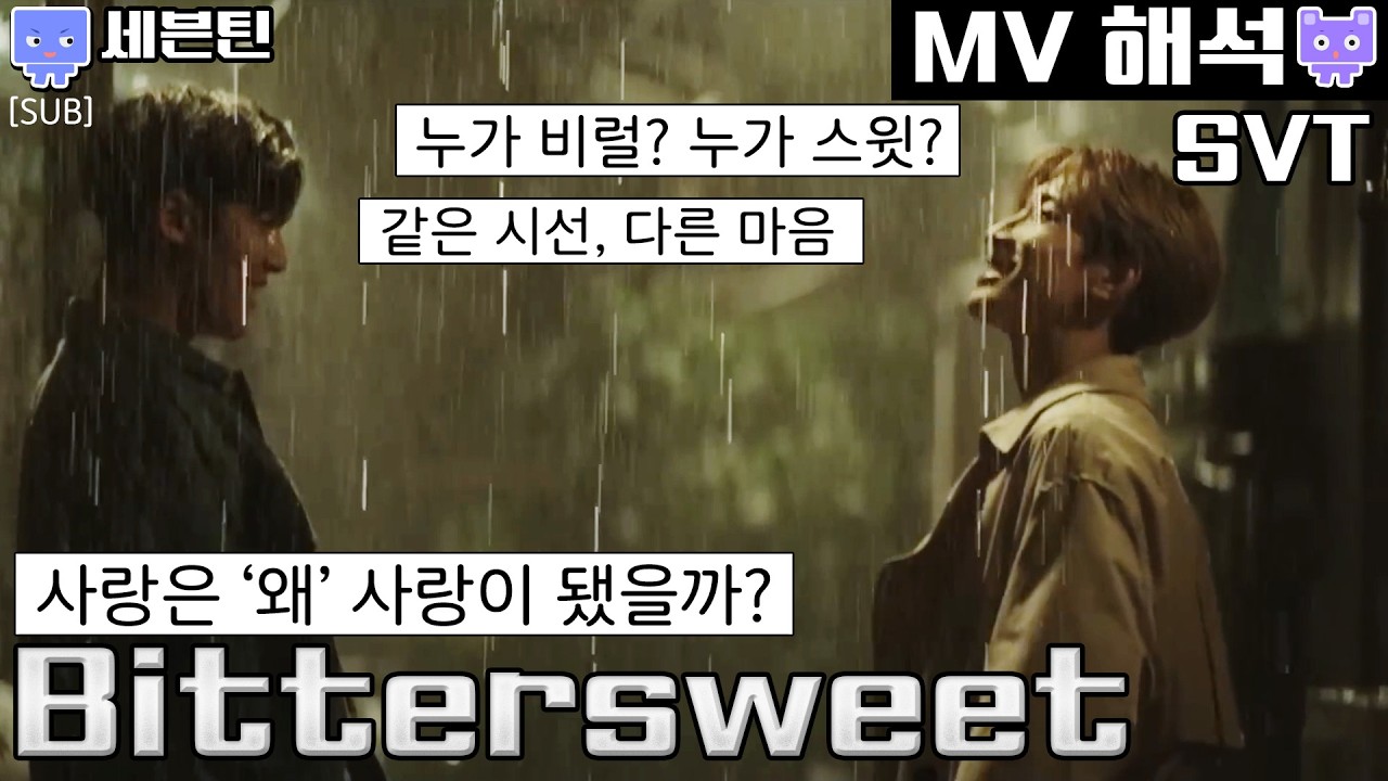 [뮤비해석] 세븐틴 비터 스윗 뮤비 리액션│SVT Bittersweet mv reaction interpretation mean (sub)