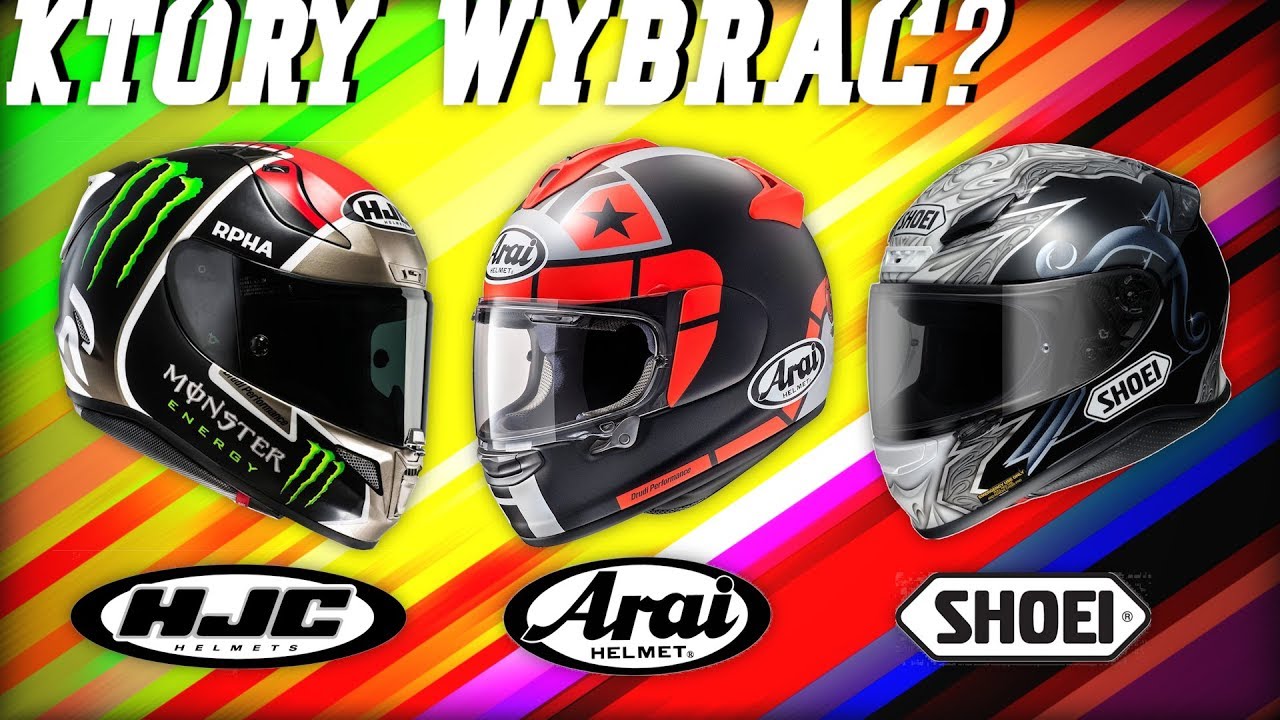 HJC, Shoei, czy Arai? Trzy kaski dla wymagających, kt&oacute;ry wybrać?