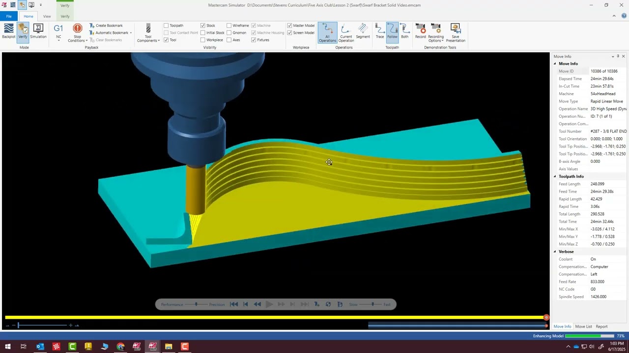 MULTI-AXIS MILL LESSON 2-2