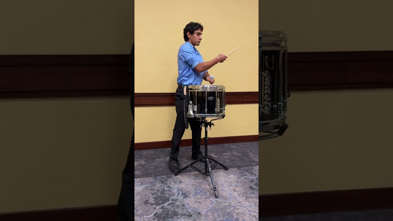 PASIC 2024 1st Place I&E High School Marching Snare Competition -Donovan Leos