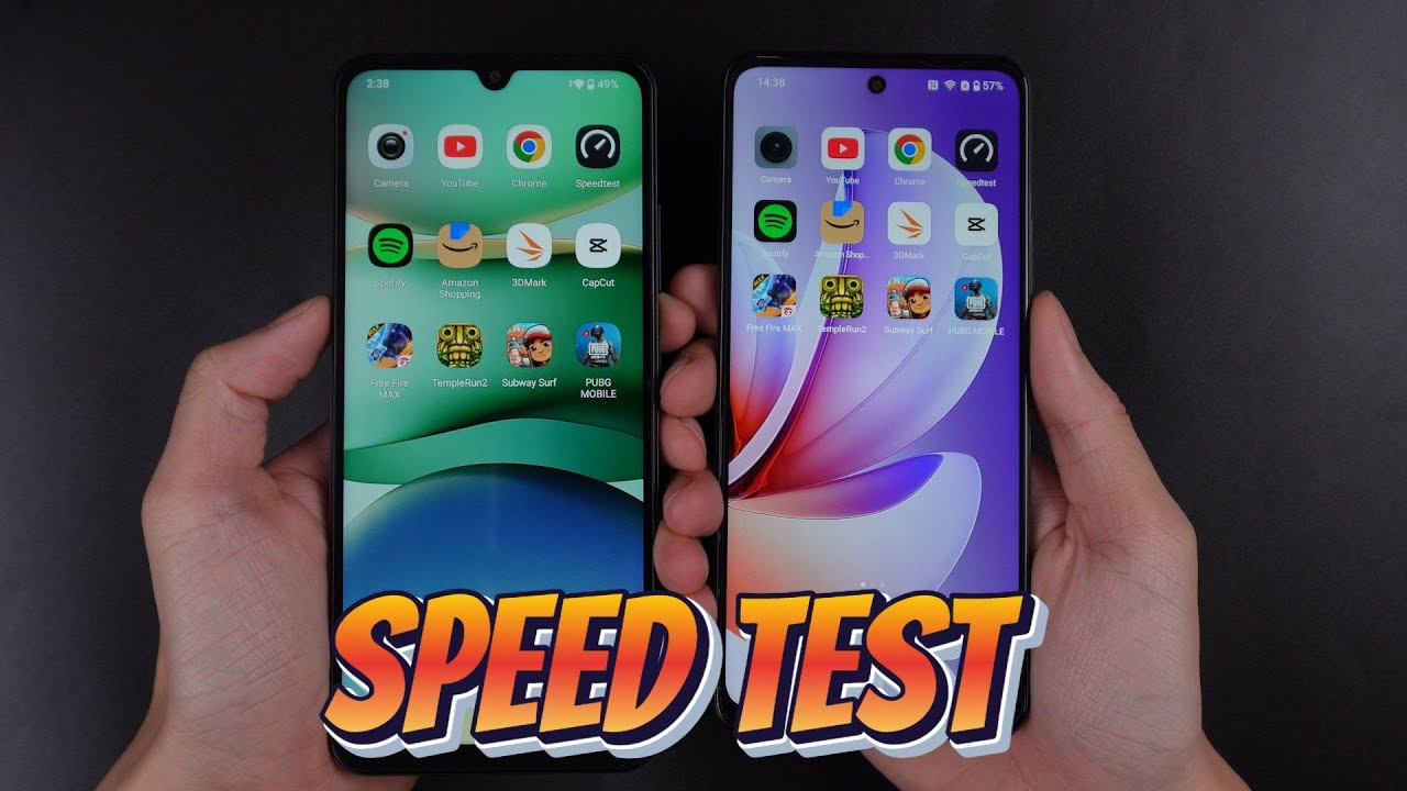 Realme C71 vs Redmi A5 SPEED TEST
