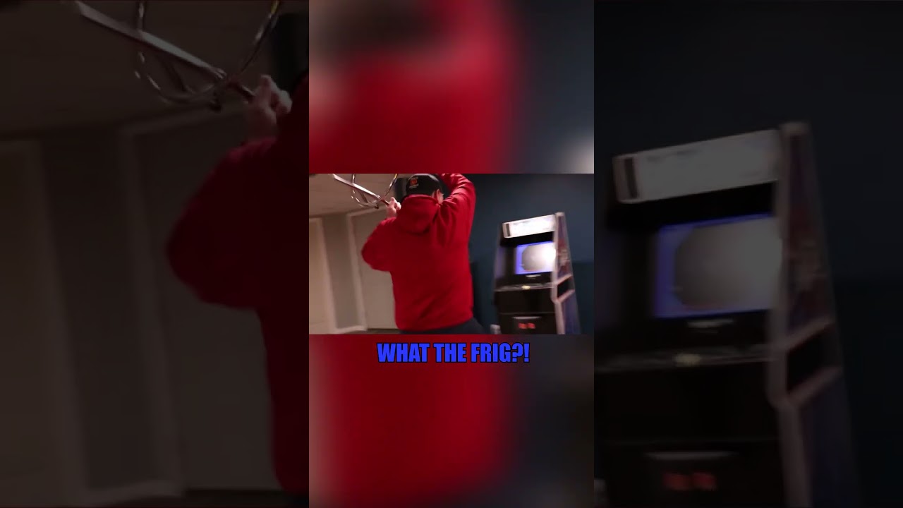 MY DAD AND BROTHER DESTROY MY ARCADE!