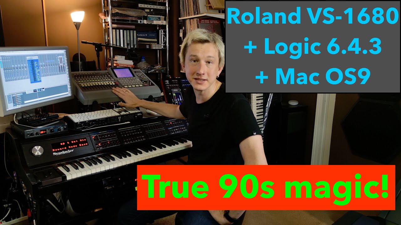 Roland VS-1680 with Logic VS and Logic Pro 6.4.3 under OS9 demo