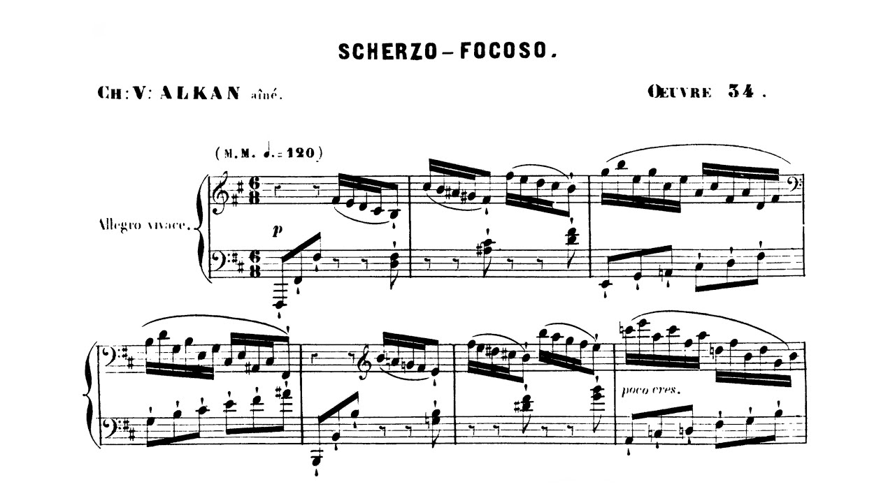 Alkan - Scherzo-Focoso, Op. 34 [Yui Morishita]