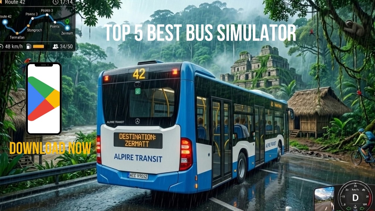 Top 5 Bus Simulator games for Android and IOS