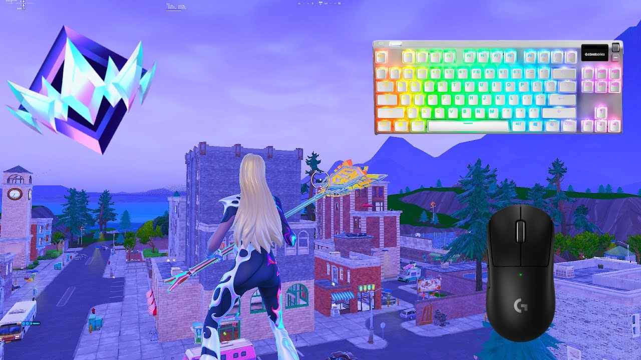 SteelSeries Apex Pro TKL Gen 3 ASMR 😴 Ranked Reload 👑Satisfying Keyboard Fortnite 360 FPS 4K