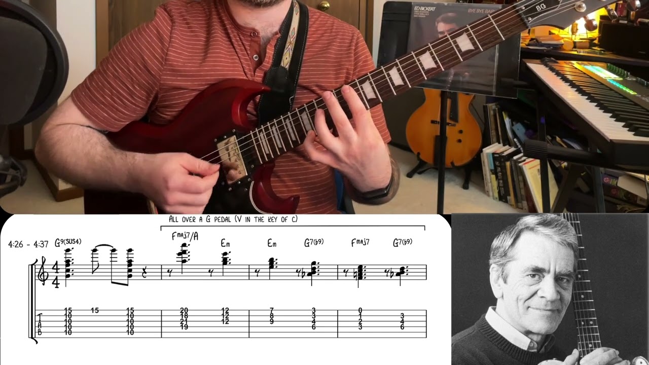 40 years of Ed Bickert's Comping in 4 examples