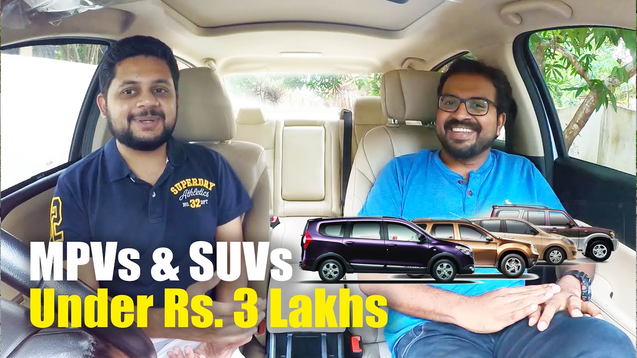 MUVs' &  SUVs' for 3 lakhs- The buying cars series