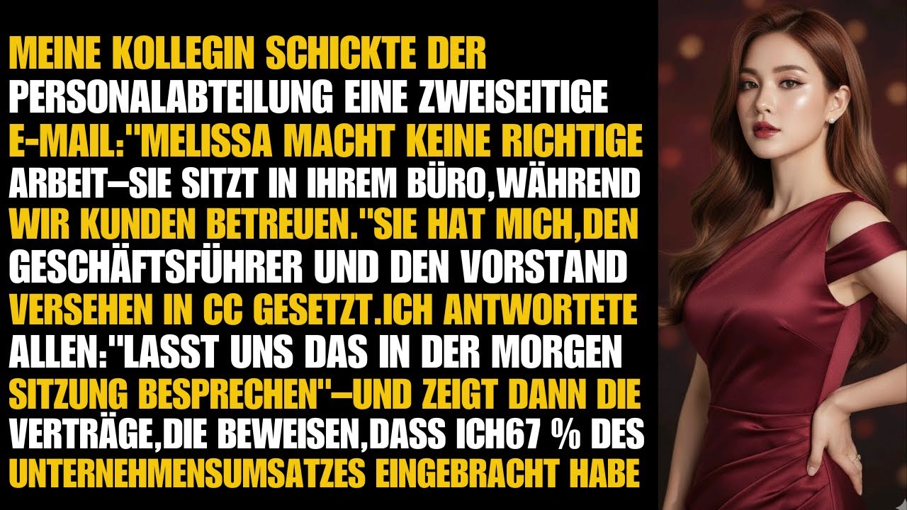 Meine Kollegin meldete mich wegen ‚Arbeit vortäuschen‘ – und setzte mich in CC