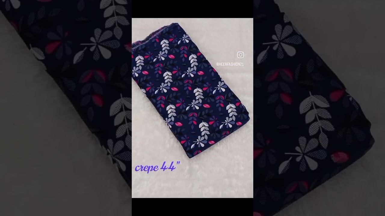 American crepe print only 50 Rs meter in Retail, 170+Designs whatsApp on 8849424257,wholesale 40rs