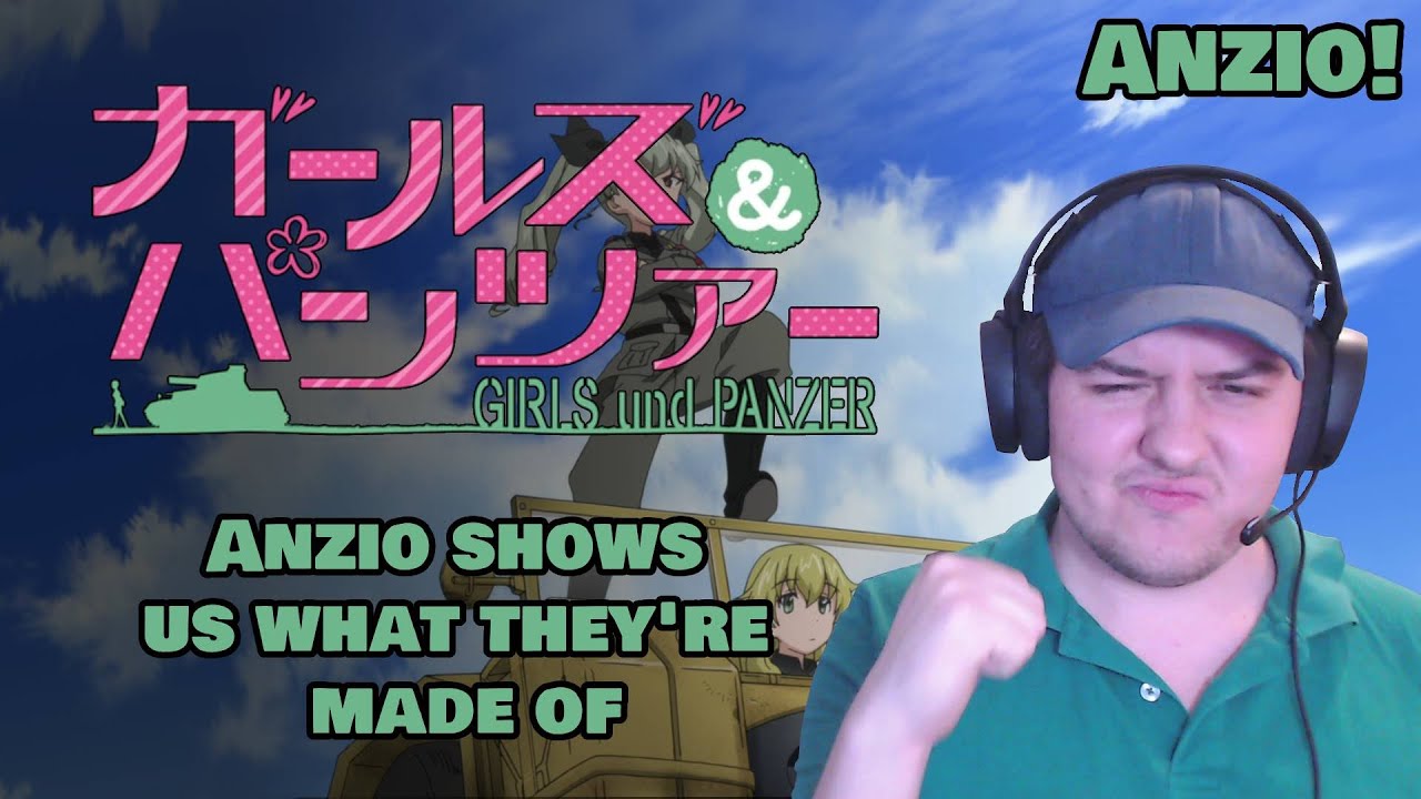 Girls und Panzer: This is the Real Anzio Battle! - Anchovy and the Pizza School - Animiddo Reacts