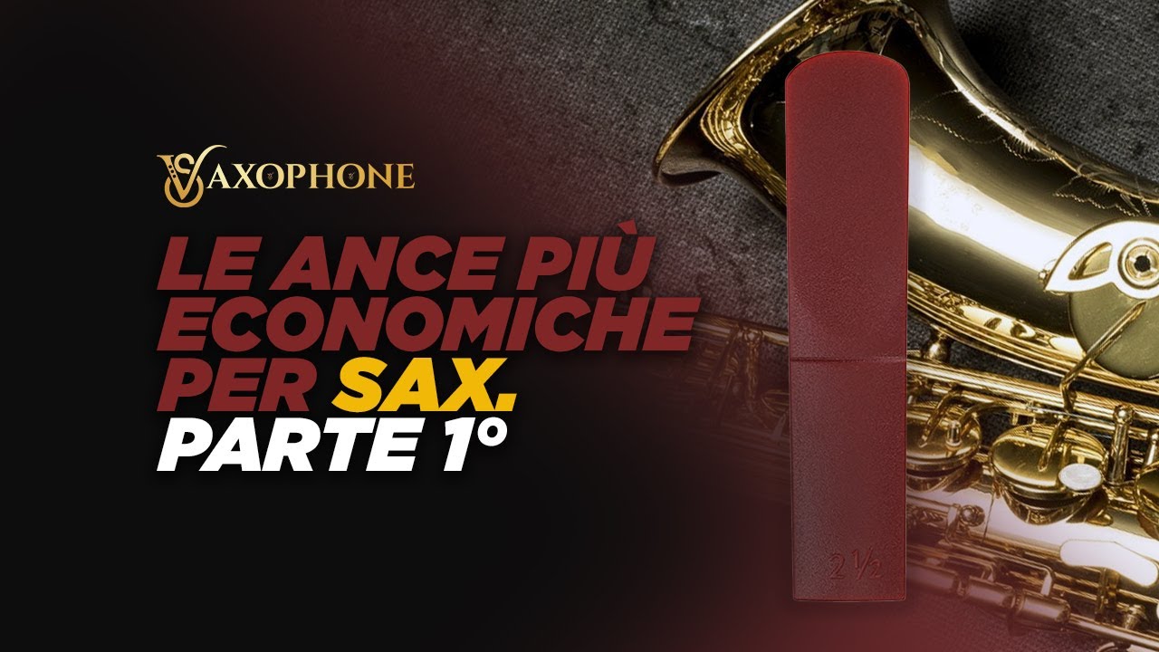 Proviamo le Ance per Sax più economiche - 1° parte | Vsax.app