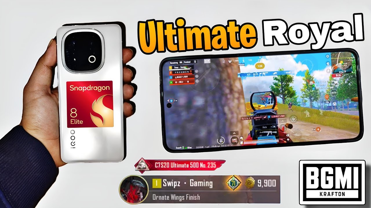 🔥IQOO 13 BGMI ULTIMATE ROYAL GAMEPLAY | BGMI 3.6 UPDATE 120 FPS GAMEPLAY |📱IQOO 13 GAMING REVIEW
