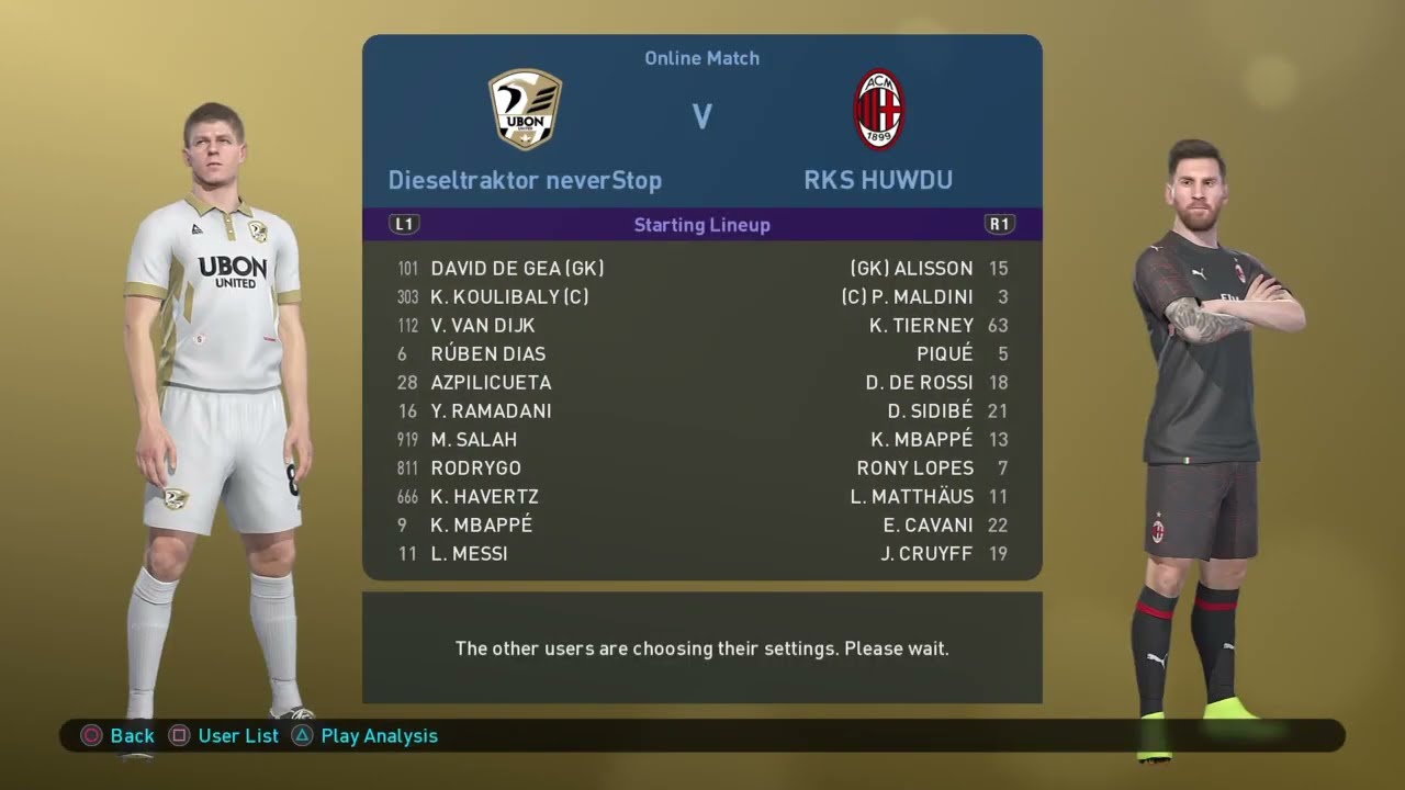 PRO EVOLUTION SOCCER 2019 Dieseltraktor neverStop vs RKS Huwdu
