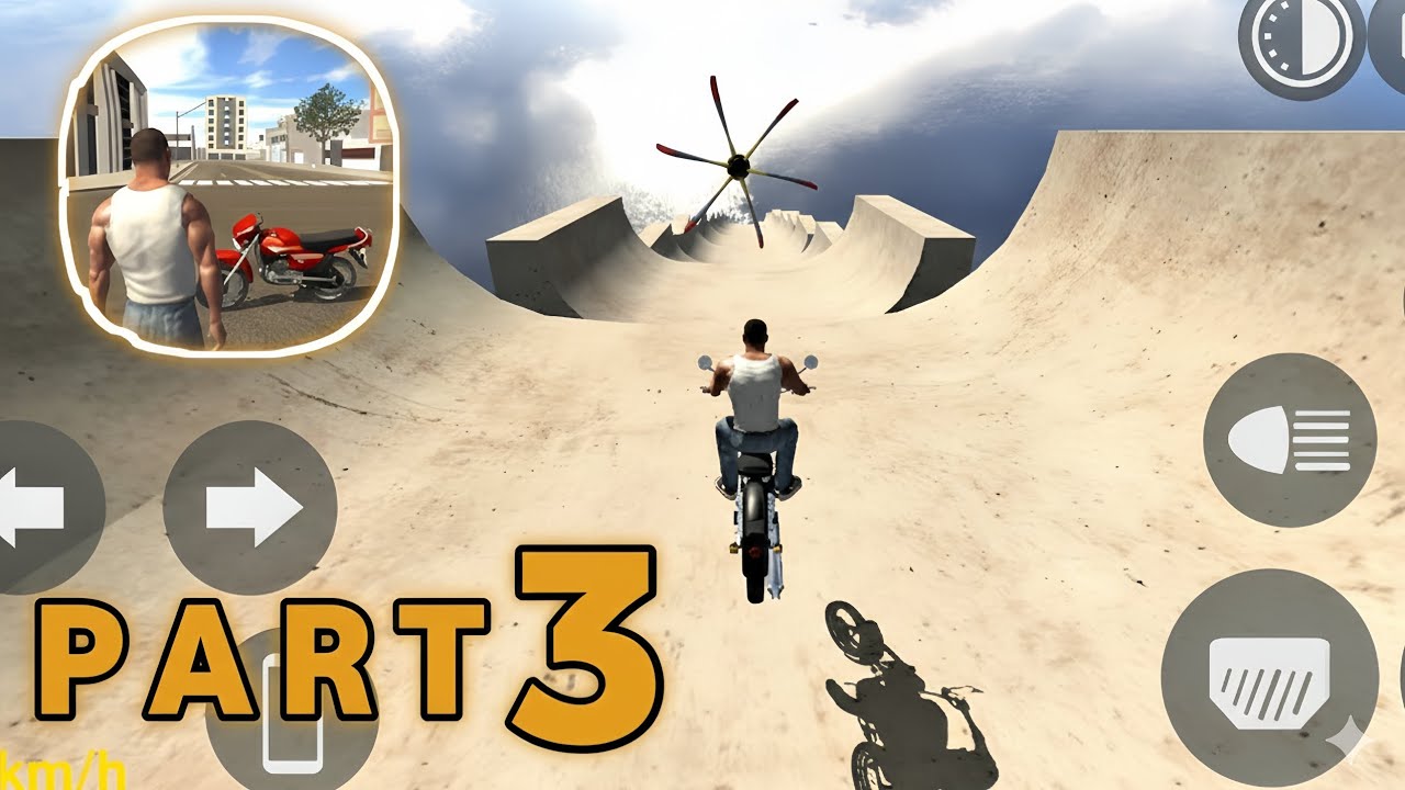 Indian Bike Driving 3D – Mega Ramp Bike Stunt Challenge 🔥 Crazy Jump Gameplay