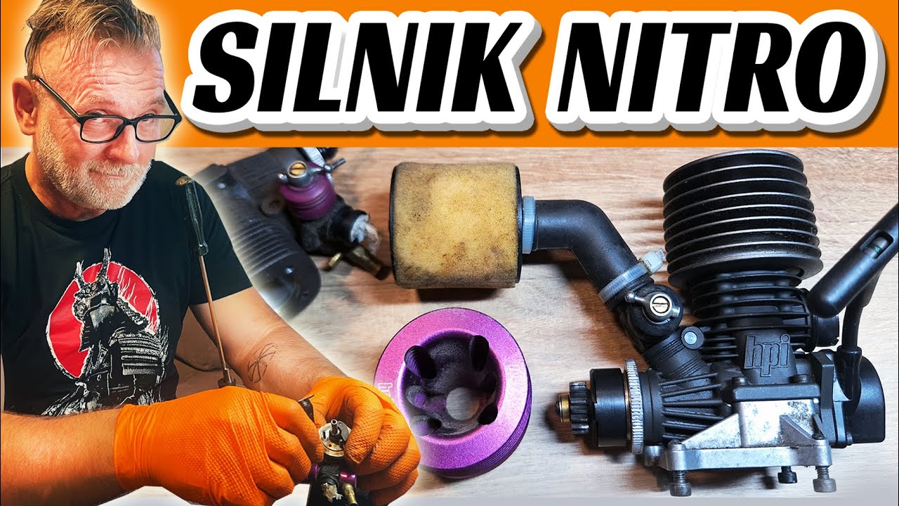 SILNIKI SPALINOWE NITRO W SAMOCHODACH RC - serwis i wiedza podstawowa dla początkujących