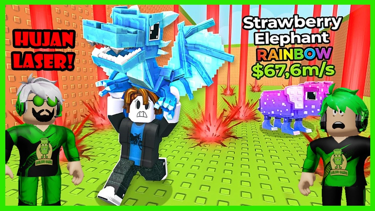 Darlung & Wak Darlung Nekat Melawan Bencana Hujan Laser Demi Selamatkan Brainrot Di Roblox
