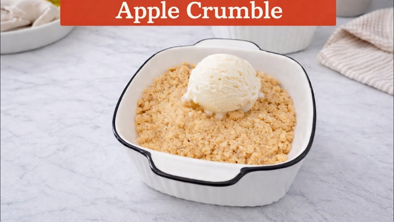 Old-School Homemade Apple Crumble