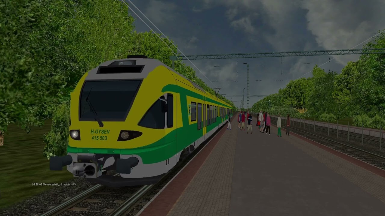 MSTS/OR Vonatok és hangosbemondás Porpácon