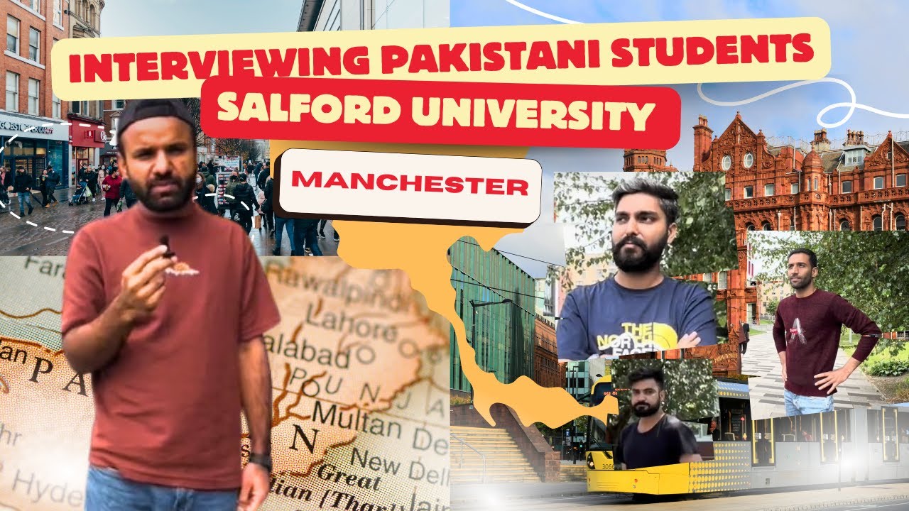 Pakistani Students at Salford University Manchester UK | Students Life Experiences in Manchester