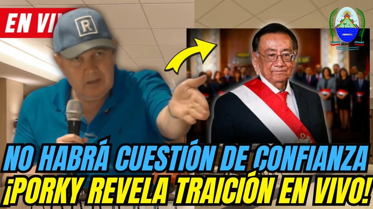 🚨 ¡PORKY DENUNCIA AL PRESIDENTE! Rafael López Aliaga Conferencia de Prensa en Pucallpa