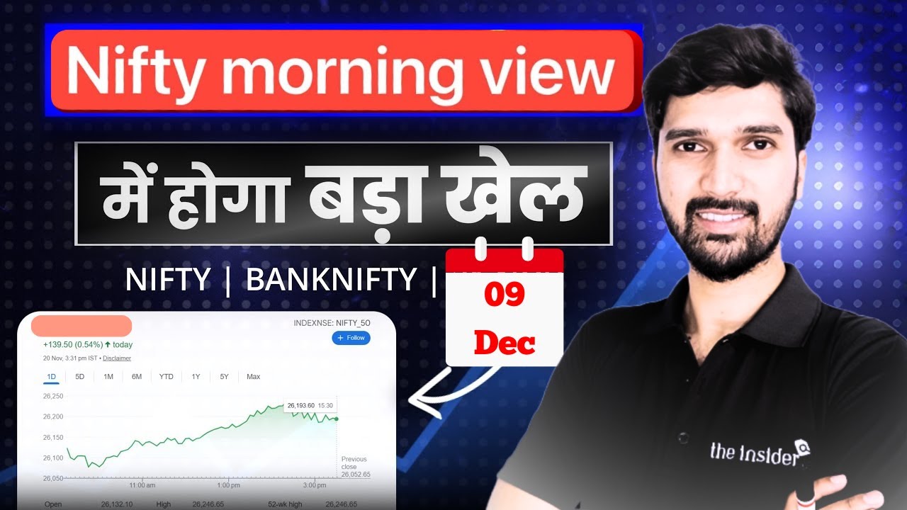 Nifty Prediction and Bank Nifty Analysis for Tuesday  | 9 December 2025 | Bank Nifty Tomorrow