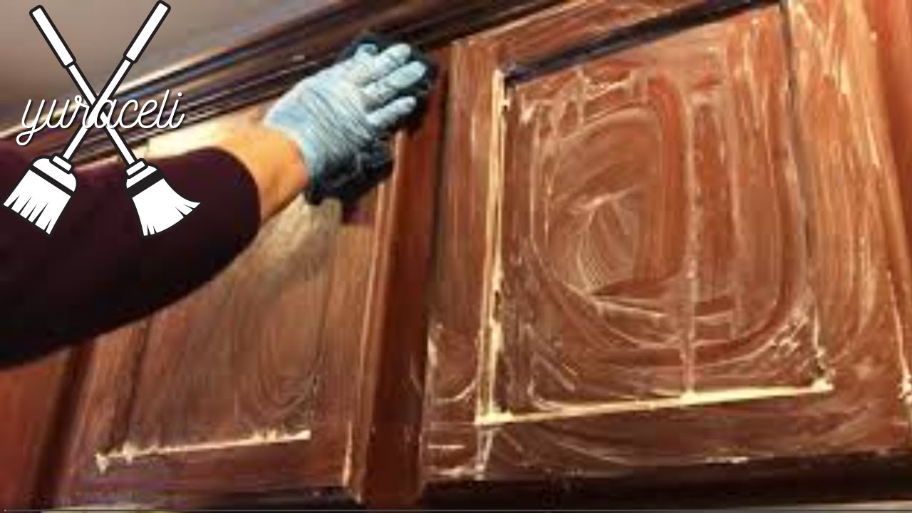 GRASA IMPOSIBLE DE QUITAR DE LOS GABINETES DE COCINA ! / KITCHEN/CABINET GRIME IMPOSSIBLE TO REMOVE.