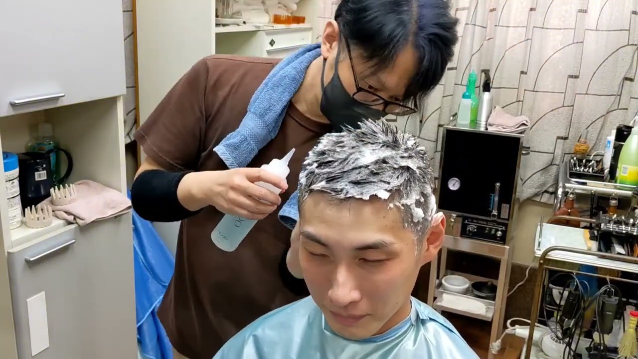 ASMR 床屋のスタンドシャンプー詰め合わせです №266