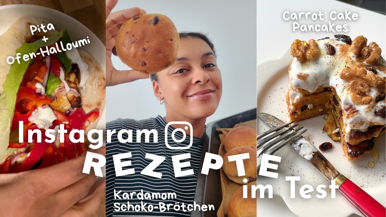 Ich habe meine gespeicherten Insta-Rezepte wirklich ausprobiert