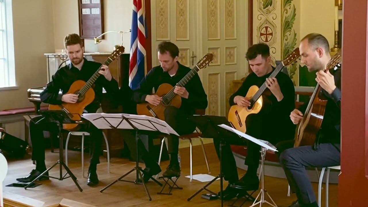 Sforzato Guitar Quartet - Full Concert - Thingeyri, Iceland