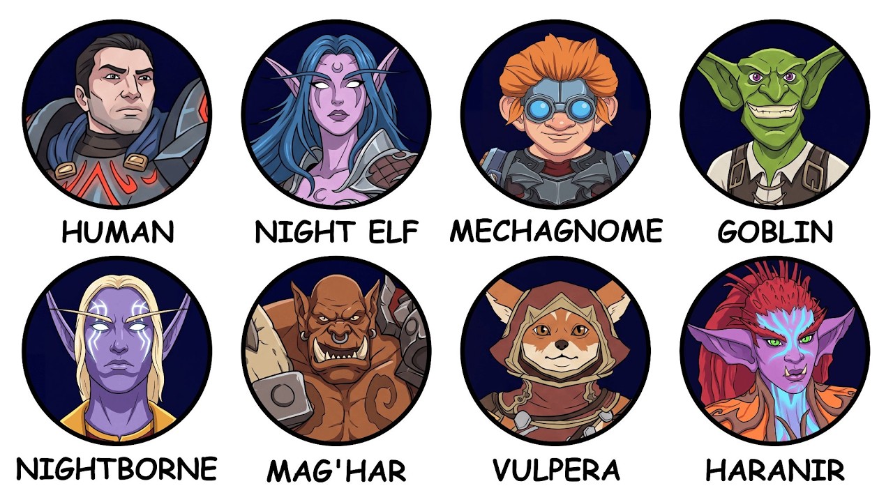 Every World of Warcraft Race Explained in 32 Minutes