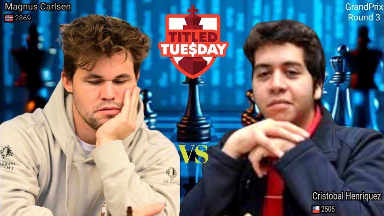 Nice!! Cristobal Henriquez vs Magnus Carlsen in Match Titled Tuesday 2026 || chesscom 