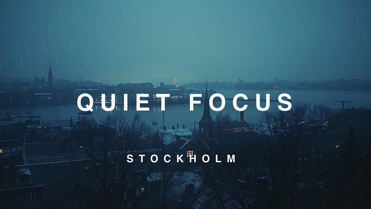 Stockholm at Night — Muted Ambient for Deep Focus (2 Hours)