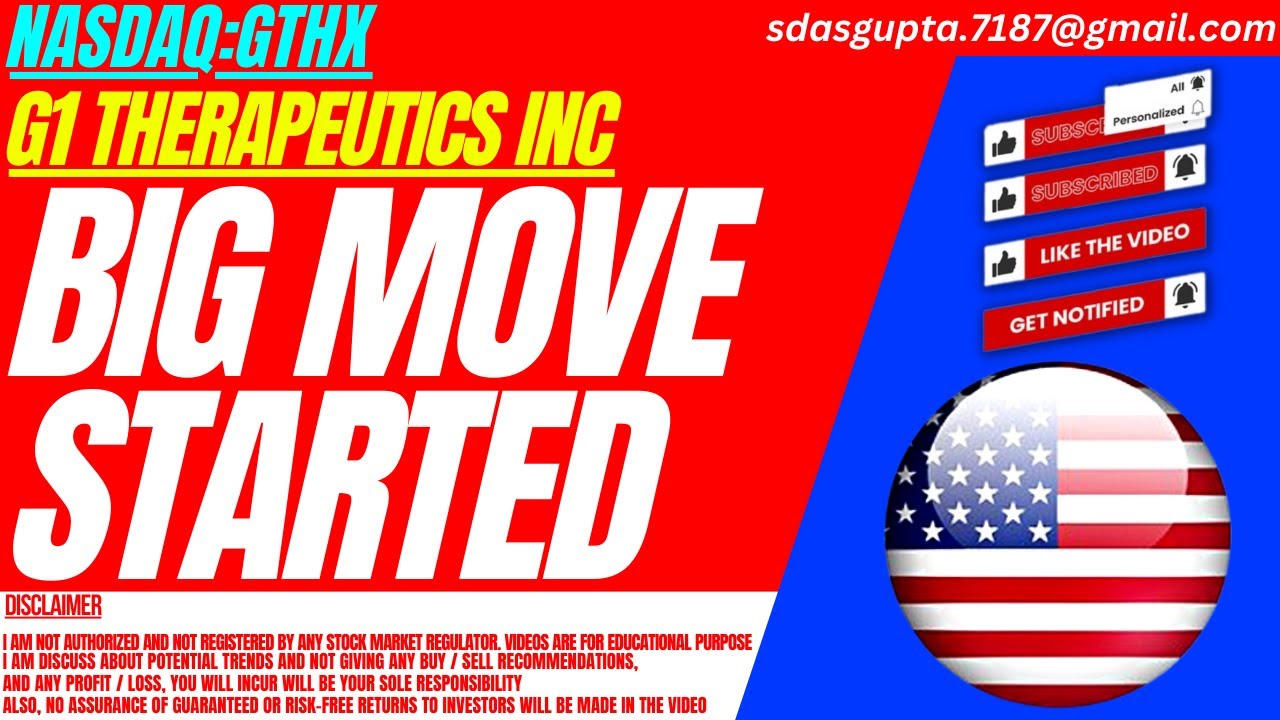 BIG MOVE STARTED : GTHX STOCK ANALYSIS | G1 THERAPEUTICS STOCK