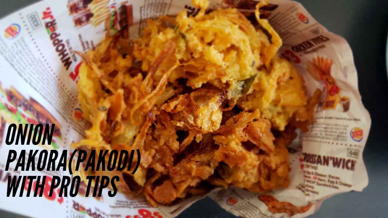 Onion pakora(Pakoda) with pro tips | Crispy Onion Pakoda #onionpakoda