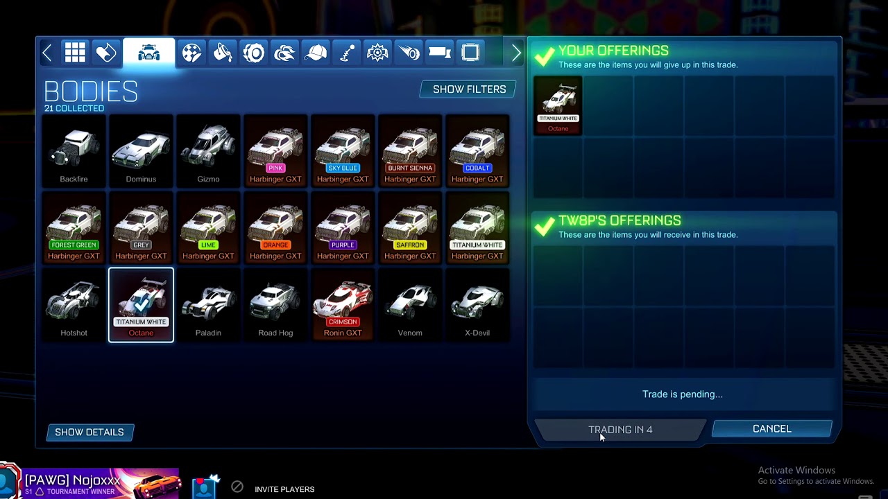 Rocket League Scam Report #16472